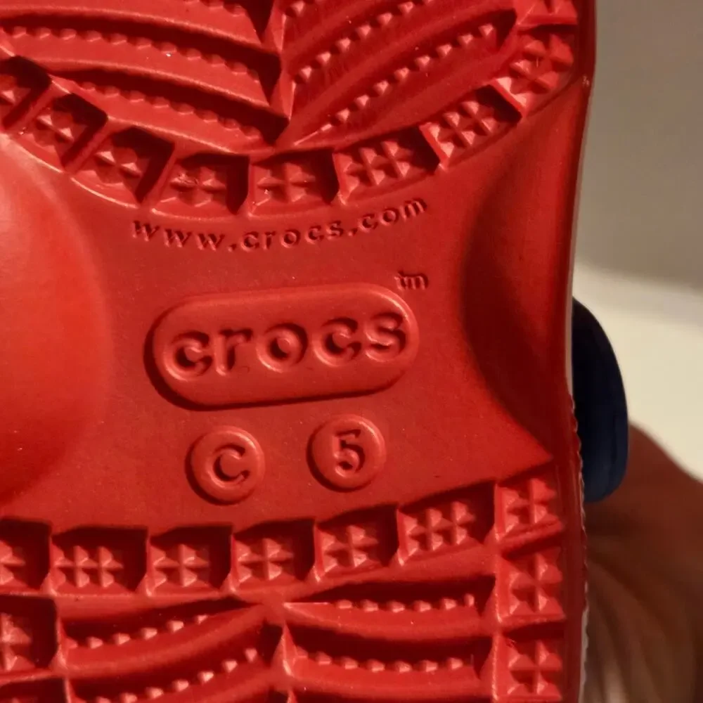 Crocs Classic Clogs American Flag Patriotic size C5 C-5 Toddler / Baby NWT